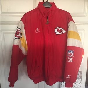 Kansas City Chiefs Throwback Puffer Coat
